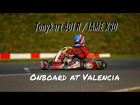 Onboard Tony Kart X30 at Valencia