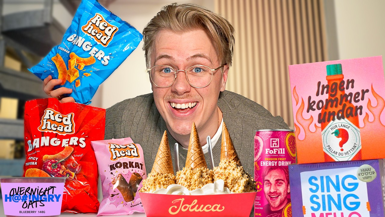 Manfred Erlandsson testar YouTubers produkter – Betygen