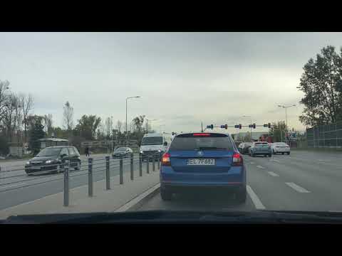 WYPADEK MINI KARAMBOL TESLA BMW I INNE ŁÓDŹ PRYNCYPALNA - Al. WŁADYSŁAWA BARTOSZEWSKIEGO.