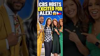 CBS Hosts Couldn’t Hide Their Excitement Meeting Alex Eala! 😱🇵🇭 #alexe