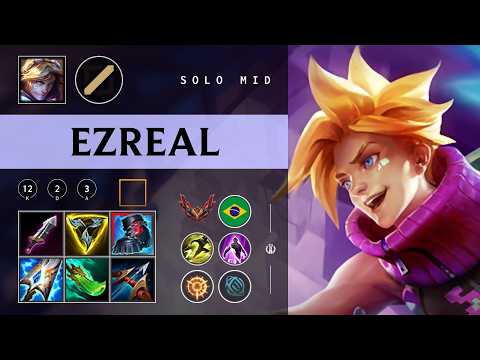 Ezreal Mid vs Syndra - BR Grandmaster Patch 26.02
