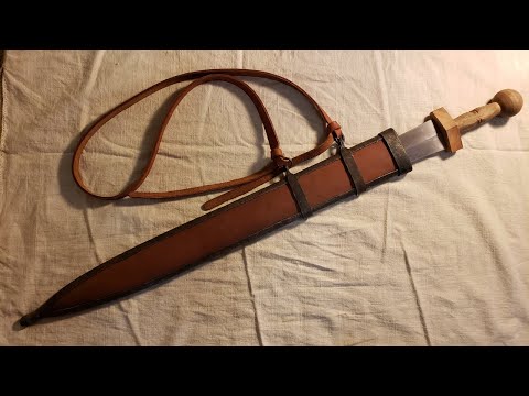 Making a Roman Gladius Scabbard