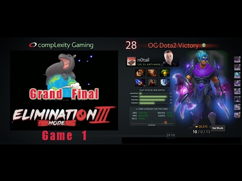 Elimination III | Grand Final Game 1 | Notail.Anti-Mage [FULL GAME]