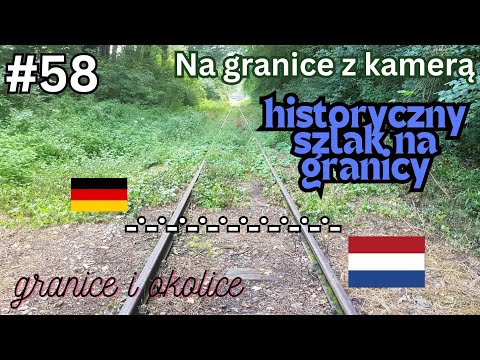 58. Granice. Pozostałości bariery przeciwpancernej. NL -•- D.