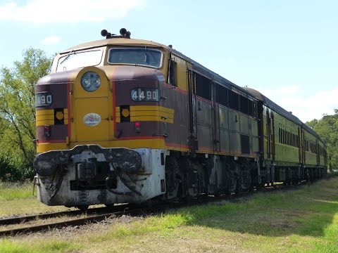 Australia: Historic Alco Diesel Locomotive #4490 at Thirlmere