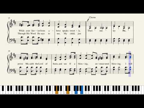 Trust Try And Prove Me - Hymnal