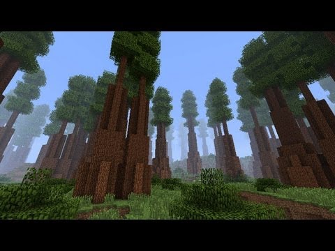 Exploring Minecraft's New Red Wood Forest Biomes