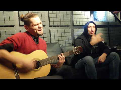 Вячеслав Федоров-Богатырев и Рома Жиган ( Мирное небо ) Акустика