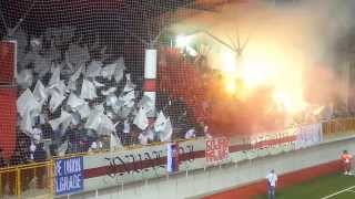 preview picture of video 'Vozdovac-Jagodina 4.kolo JSL-koreografija „Invalida (31.08.2013.)'