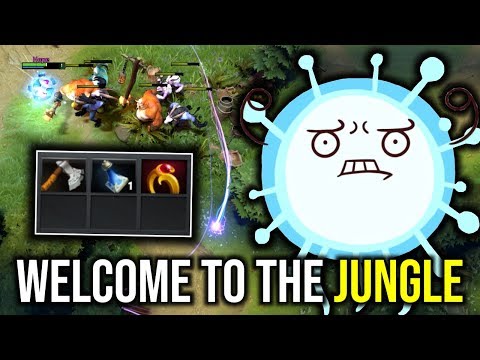500 IQ JUNGLE..!! Jungle Carry IO Right Click Insane Damage 7,21c | Dota 2