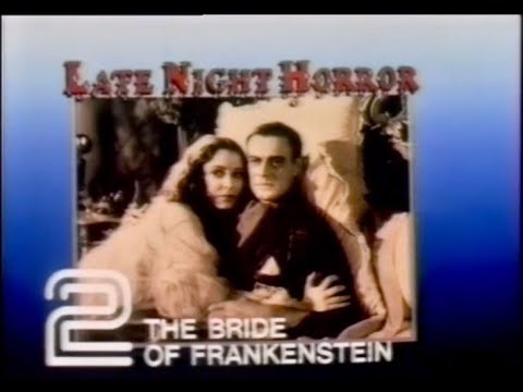 9th July 1983 - BBC2 'Horror Double Bill' : close down & announcement for next week's double bill