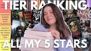 my best reading year yet? ranking all my 5 star reads of 2025