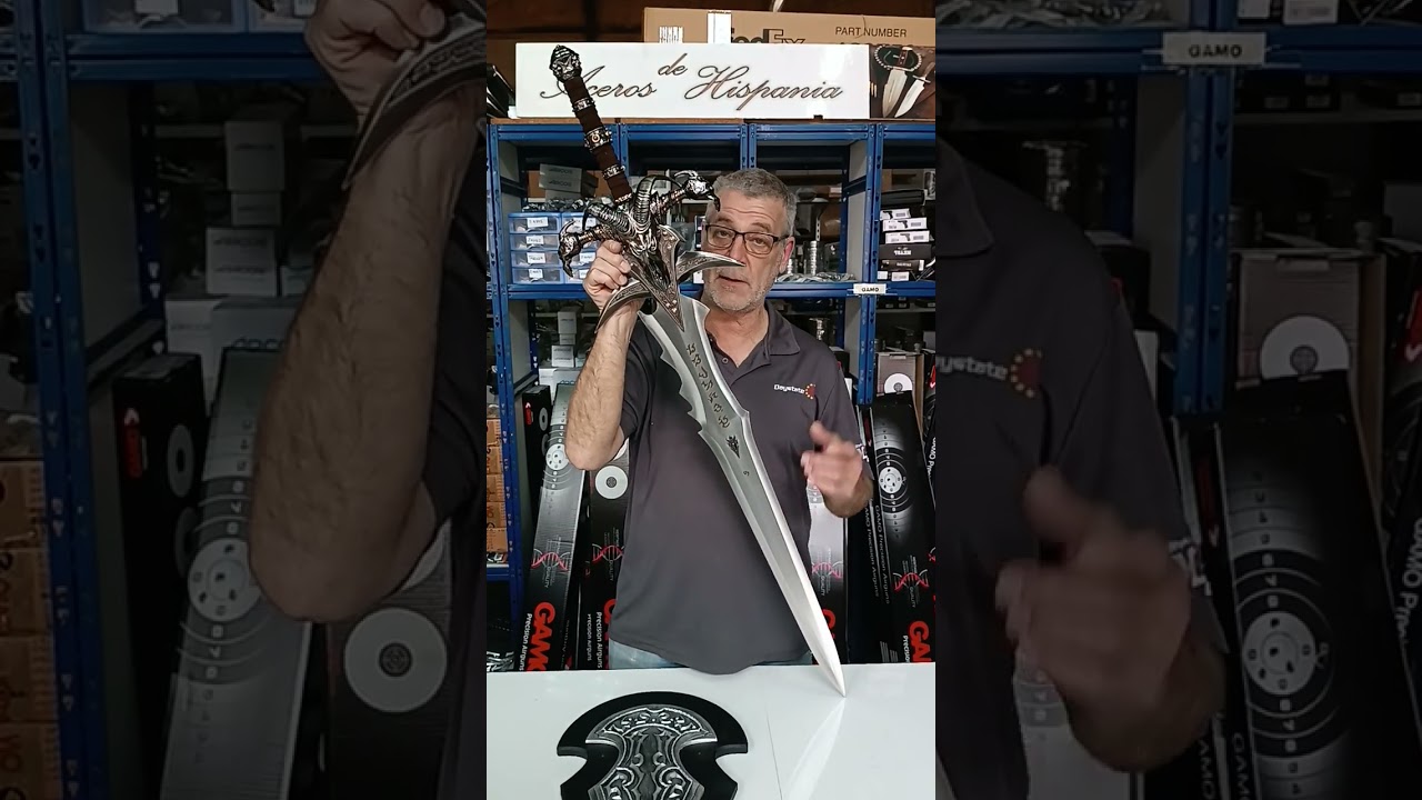 Espada S0176 Modelo de Frostmoure de Arthas Rey Lich de Warcraft Modelo No oficial