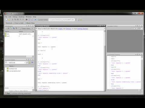 Matlab Tutorial 6 If Else Elseif Keywords
