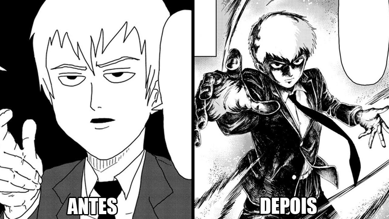 A Evolução da Arte de ONE ( Mob Psycho 100 )