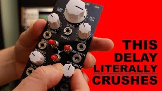 Video thumbnail for Befaco Crush Delay V2 // Crunchy Eurorack Delay Module by BoBeats