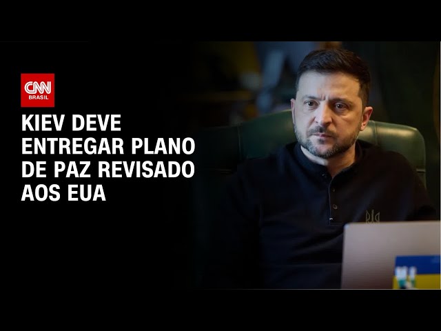 Kiev deve entregar plano de paz revisado aos Estados Unidos nesta terça (9) | CNN NOVO DIA