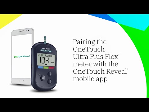 Pairing the OneTouch Ultra Plus Flex™ meter with the OneTouch Reveal® mobile app