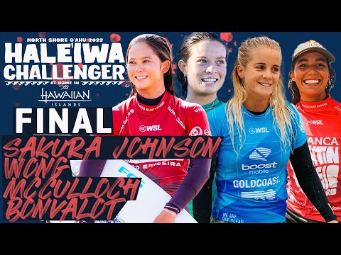 Sophie McCulloch, Teresa Bonvalot, Bettylou Sakura Johnson,Eweleiula Wong | Haleiwa Challenger FINAL