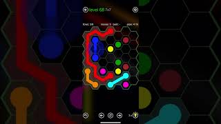 Flow Free Hexes Level 68 #Shorts #flowfree #Hexes