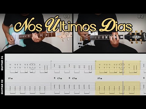 Fhop - Nos Últimos Dias GUITAR | Tab + Backing Track