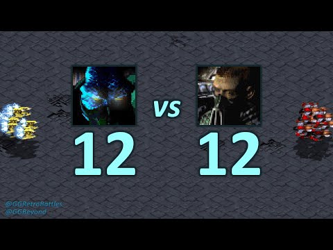 12 Corsairs vs 12 Wraiths - Same Cost - StarCraft Retro Battles