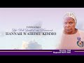 In Loving Memory Of HANNAH WAIRIMU KIMMO 1943 2025
