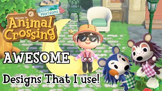 Awesome Animal Crossing New Horizons Designs (and Tips!) That I Use