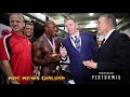 The NEW 2018 Olympia Champion Shawn Rhoden With IFBB Pro League President Jim Mainion