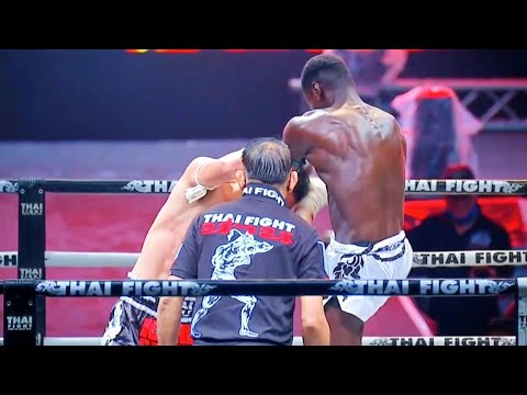 Nicolas Mendes Spirit of Siam beautiful KO on Thai fight Vs Sunsatharn P.K.S MTgym