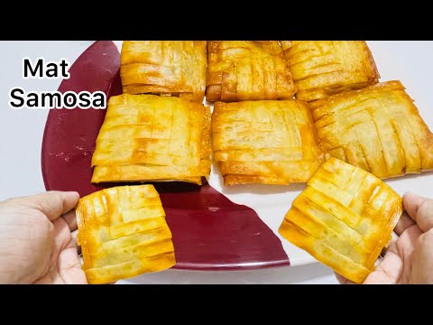 Chicken Mat Samosa Recipe | How to Make Mat Samosa by Muno’s Kitchen