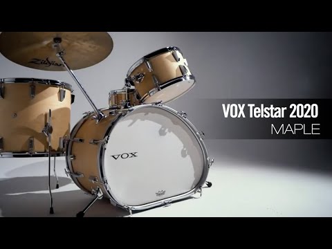 Vox TELSTAR 4PC DRUM SET w/HARDWARE NEW IN BOX - MAPLE image 7