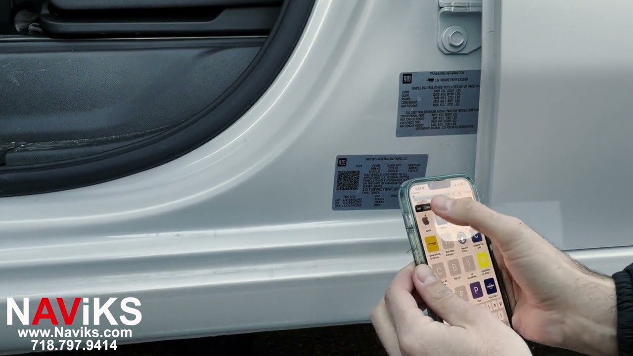 How to read vehicle's RPO Code list