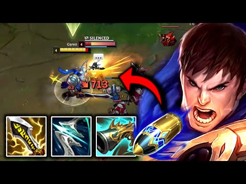 This Garen build turns his Q into a ONE SHOT MONEY MACHINE! (GAREN JUNGLE✨ ) - League of Legends