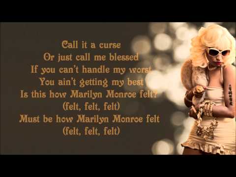 Nicki Minaj - Marilyn Monroe Lyrics Video