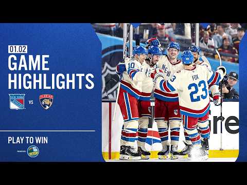 WINTER CLASSIC GAME HIGHLIGHTS | 2025-26: New York Rangers at Florida Panthers (1/2/25)