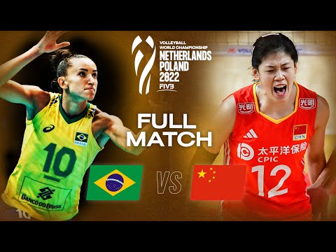 Brazil 🇧🇷 vs. China 🇨🇳 - Women's World Championships 2022 | Full Match - Volleyball