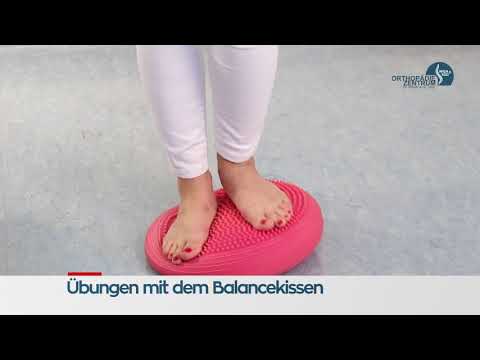 Übungen mit dem Balancekissen