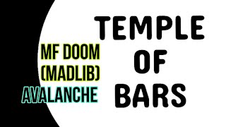 MF DOOM - AVALANCHE Prod. Madlib (Reaction) Temple of Bars Podcast