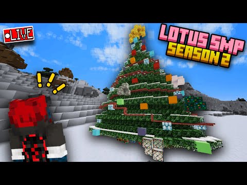 EPIC CHRISTMAS TREE BUILD-OFF! | Lotus SMP Season 2