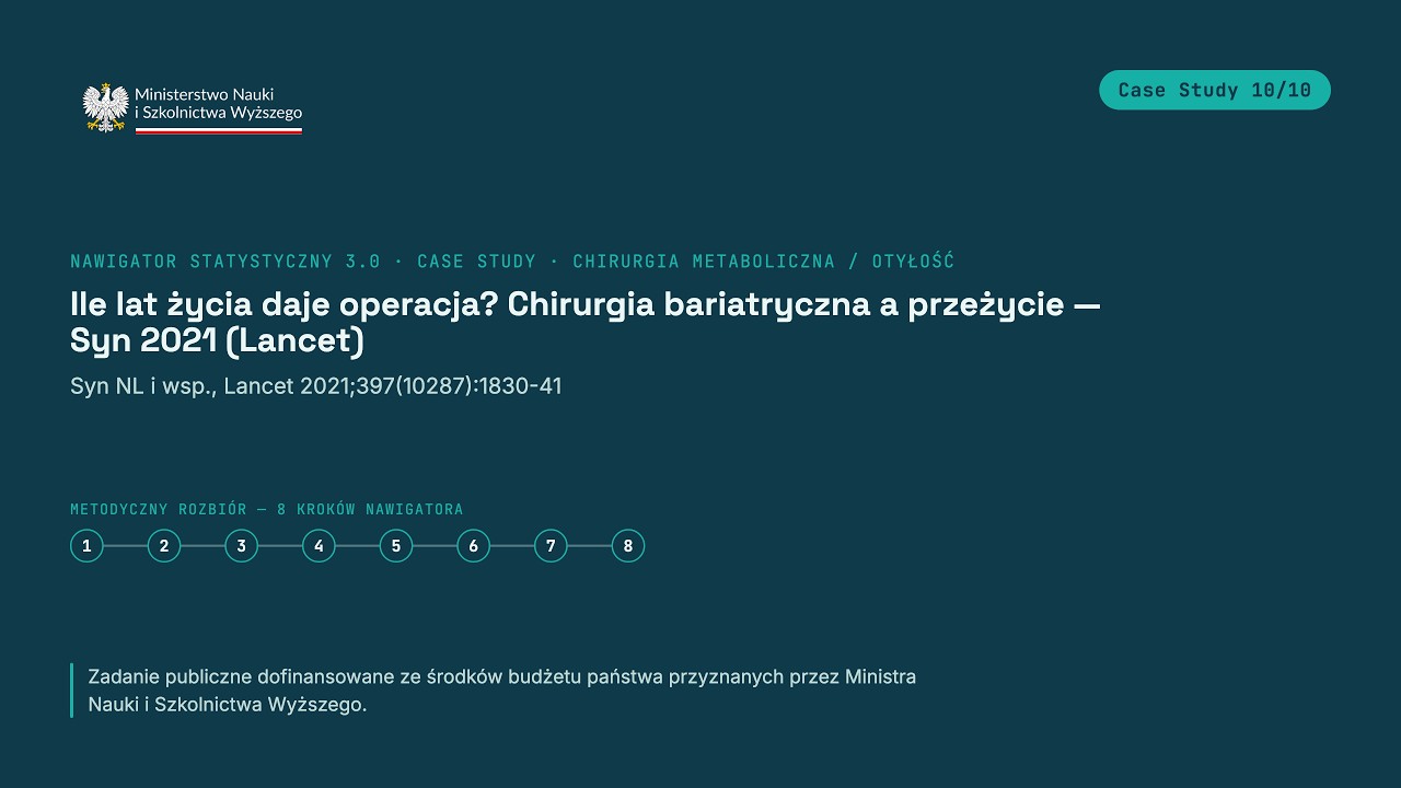 Metaanaliza jednostopniowa na danych z krzywych przeżycia (Syn 2021)