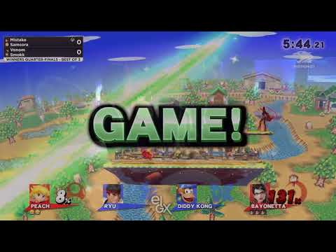 Mistake & Samsora vs Venom & Smokk - EGLX 2018 - Wii U Doubles Winners Quarters