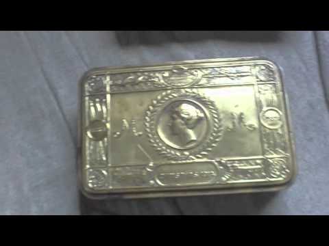 Antique cigarette box