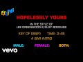 Lee Greenwood & Suzy Bogguss - Hopelessly Yours (Karaoke EZ Sing)