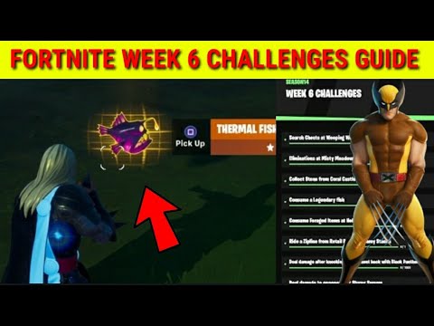All *LEAKED* Week 6 Challenges EASY GUIDE - Fortnite Chapter 2 Season 4 Week 6 Challenges Guide!