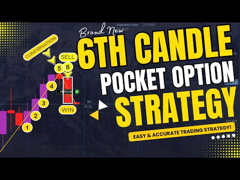 Pocket Option 6th Candle 1-Minute Strategy | Easy & Accurate Trading Strategy! 🚀