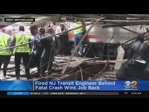 NJT Engineer Wins Job Back After Deadly Hoboken Crash