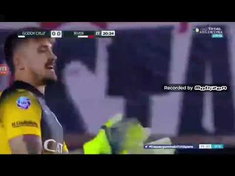 Fútbol Argentino. Godoy Cruz - River. Copa Agentina 16 avos de final.  Partidos de fútbol argentino.