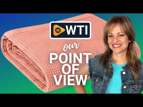 GOTS Certified 100% Organic Cotton Throw Blanket - WTI product video review