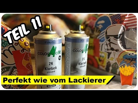 2k Klarlack aus der Spraydose - Simson restaurieren Teil 11 | Pommes Män